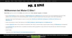 Desktop Screenshot of misterebike.com