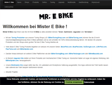 Tablet Screenshot of misterebike.com